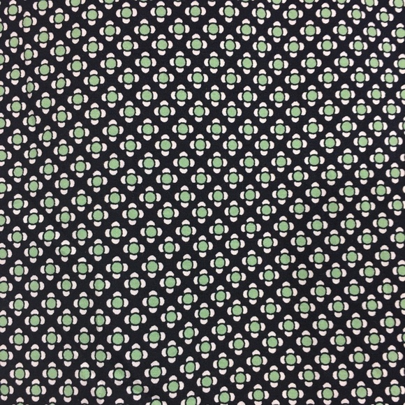 Ann Taylor Navy Green Geometric Print Skirt - Picture 7 of 7